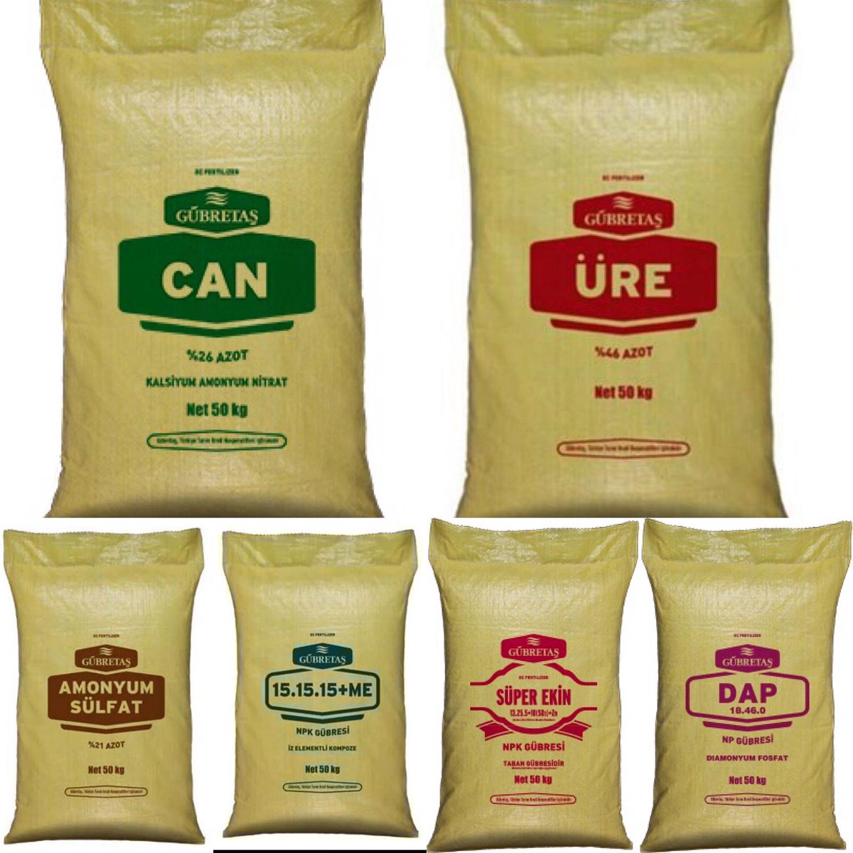 GÜBRETAŞ KATI-SIVI GRUBU GÜBRE